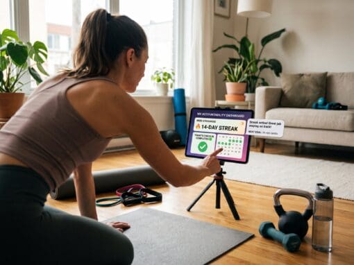 Online Personal Training Accountability Without a Live Trainer